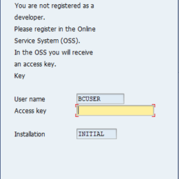 Insert Developer Key