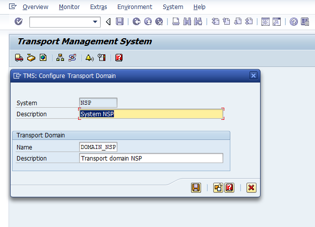 Transport Management System Setup for SAP NW AS ABAP 7.03 64-bit Trial