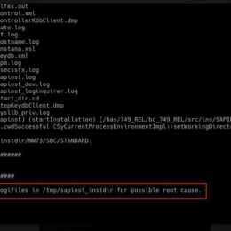 Installation of NPL failed, please check logifiles in /tmp/sapinst_instdir for possible root cause.