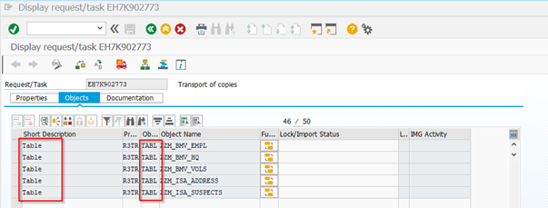 How to import table content in SAP